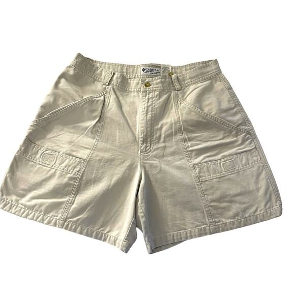 Columbia khaki outdoor shorts cargo style size 16 - Picture 1 of 8
